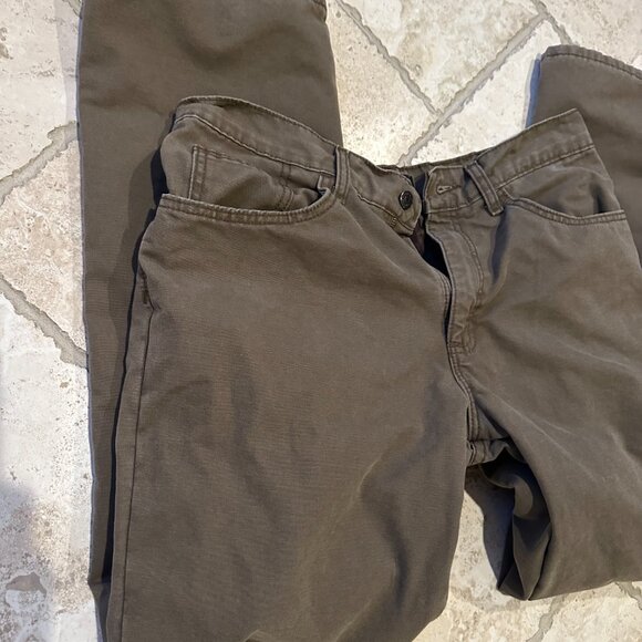 Flannel Lined Jean Lee color Teak - Picture 2 of 6